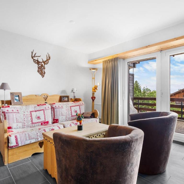 Saturne 103 sur la place du Village a Anzere - Apartment - 4