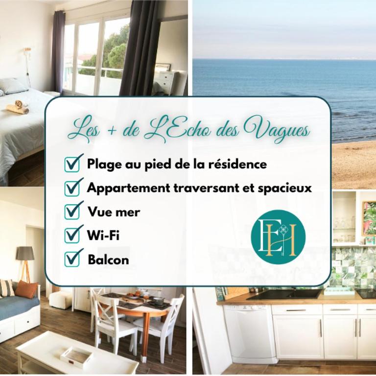 L'Echo des Vagues - Apartment mit 1 Schlafzimmer - 3