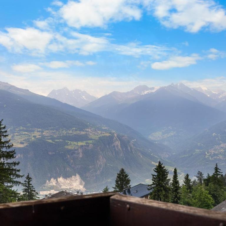 Gemeaux 205 sur la place du Village a Anzere avec vue sur les Alpes - Apartment - 30