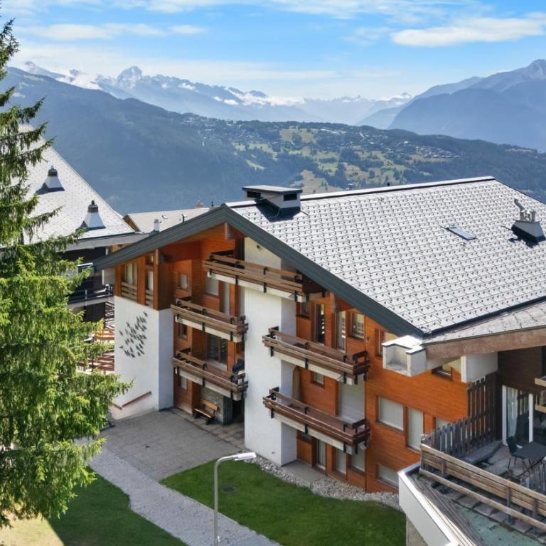 Gemeaux 205 sur la place du Village a Anzere avec vue sur les Alpes - Apartment - 33