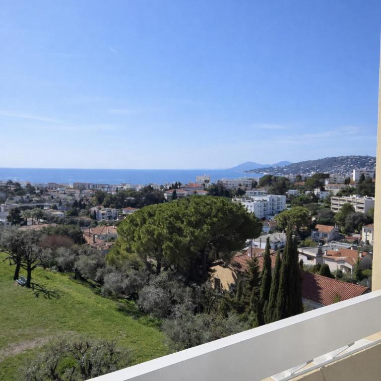 Sea View Riviera, Charmant 3 pièces vue mer panoramique, 2 chambres, 4P, PK, AC - Appartement 1 Chambre - 34