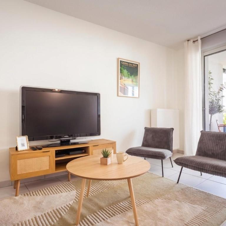 T3 Universités & Hospitals - Havre de paix près Toulouse - parking - terrasse - Apartamento de 2 dormitorios con terraza - 25