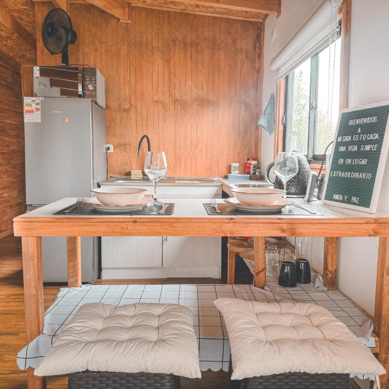 Cabaña con vista al volcán - One-Bedroom Apartment - 4