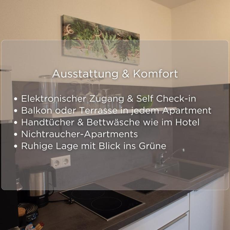 Serviced Apartments, Selbst-Check-in - Studio mit Gartenblick - 22