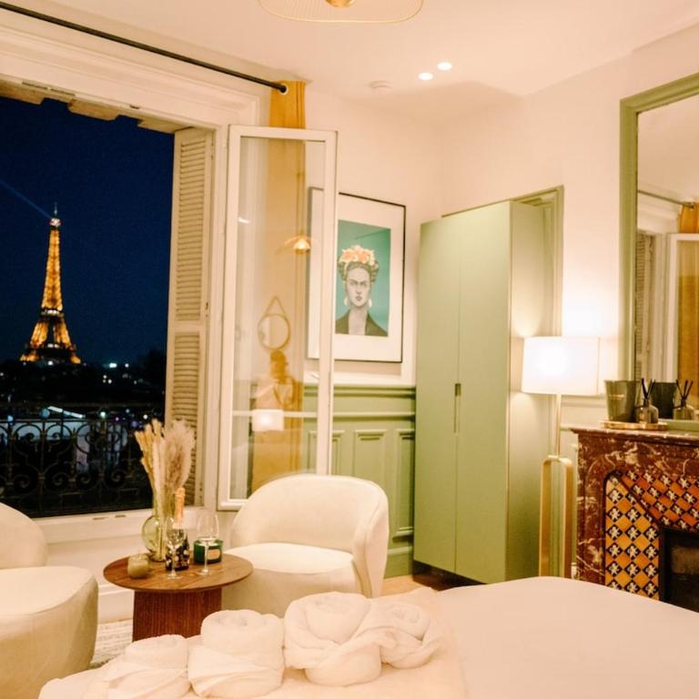 2P Studio - Eiffel Tower View - Romantic Suite-A-C - Studio - 36