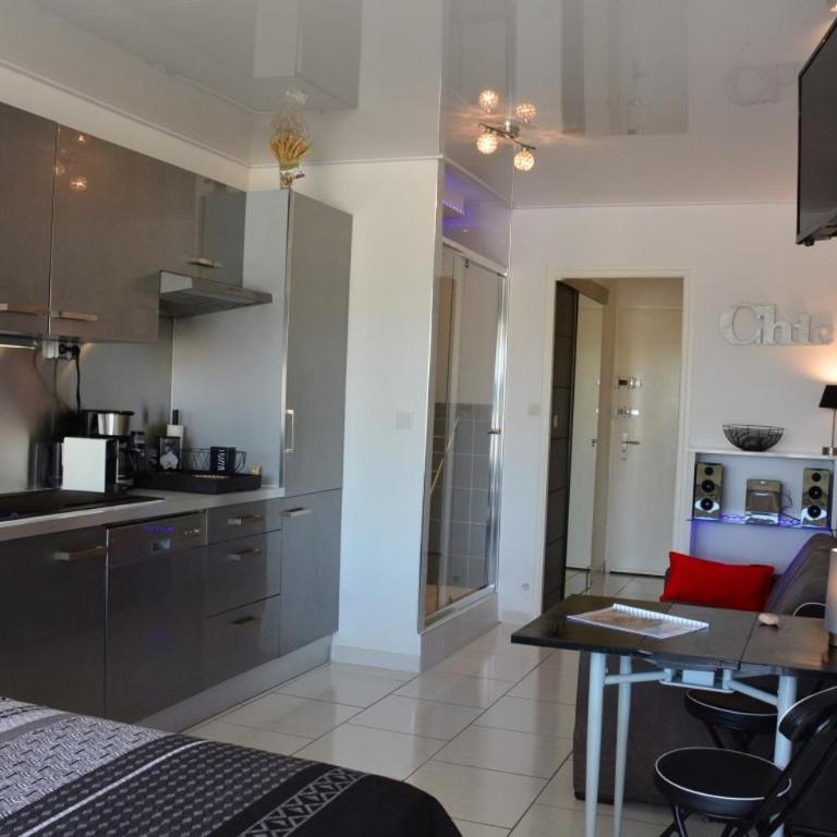 Héliopolis studio de charme naturiste avec terrasse et parking privé - Apartamento de 1 dormitorio - 5