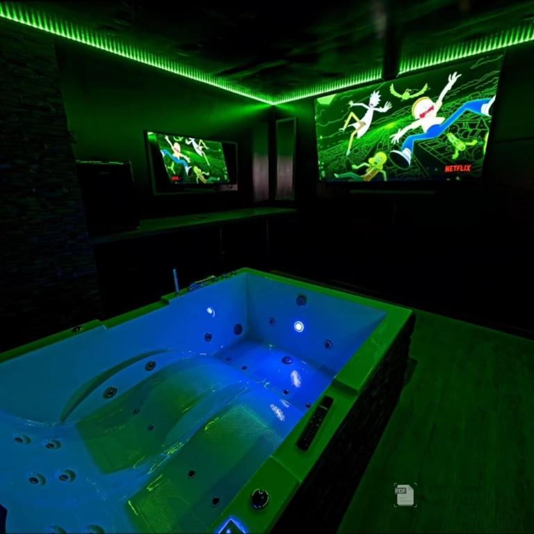 salle de cinéma et jaccuzi - Villa 1 Chambre - 18