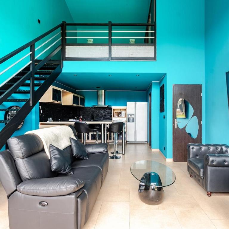 salle de cinéma et jaccuzi - Villa 1 Chambre - 31