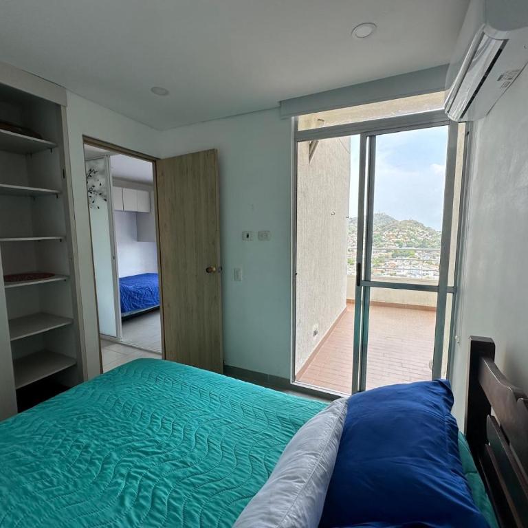 Cómodo apartamento cerca al mar y a sitios turísticos de Cartagena - Two-Bedroom Apartment - 11