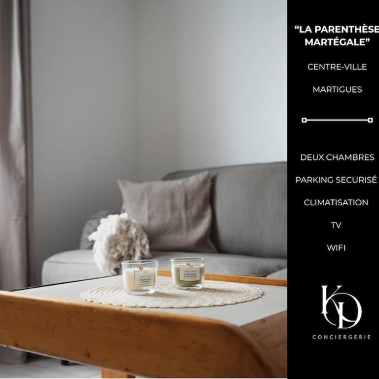 "LA PARENTHÈSE MARTEGALE" - en plein centre - Apartment mit 2 Schlafzimmern - 23