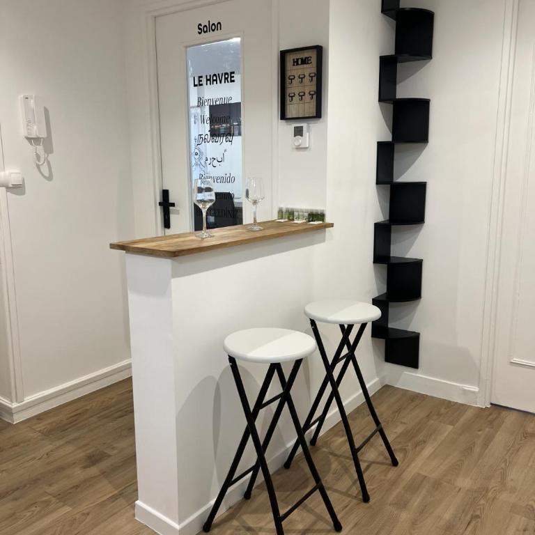 Appartement à la gare du Havre - Apartment mit 2 Schlafzimmern - 11