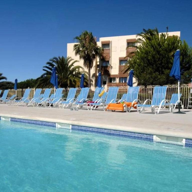Résidence avec piscine près de la mer à la LONDE - Apartamento de 1 dormitorio - 5