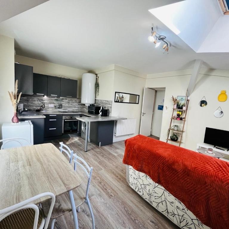 Le Repaire, Rives, 4 pers, Calme, Lit Queen et BZ - Appartement 1 Chambre - 11