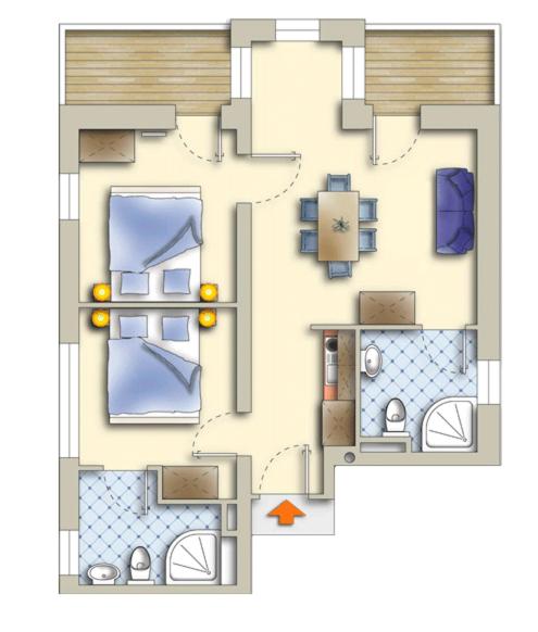 Alpenapart Saphir - Apartment with Balcony - 1