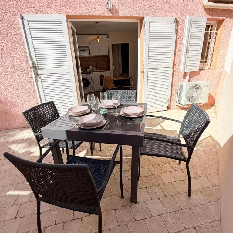 Le cocon de Sète - T2 cabine cosy, grande terrasse rez de jardin, clim, parking proche plage - Apartment mit 2 Schlafzimmern - 18