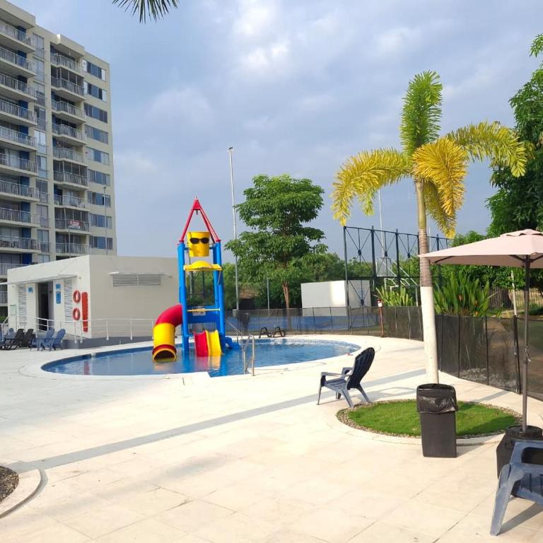 Apartamento cerca a Piscilago, Club House Ricaurte - Apartamento de 2 dormitorios con vistas a la montaña - 16