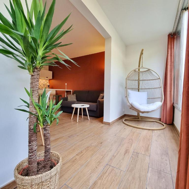 Écrin de Verdure - Design & Confort T2 38m2, WIFI, Piscine & Plage à 200m - Apartment mit 1 Schlafzimmer - 14