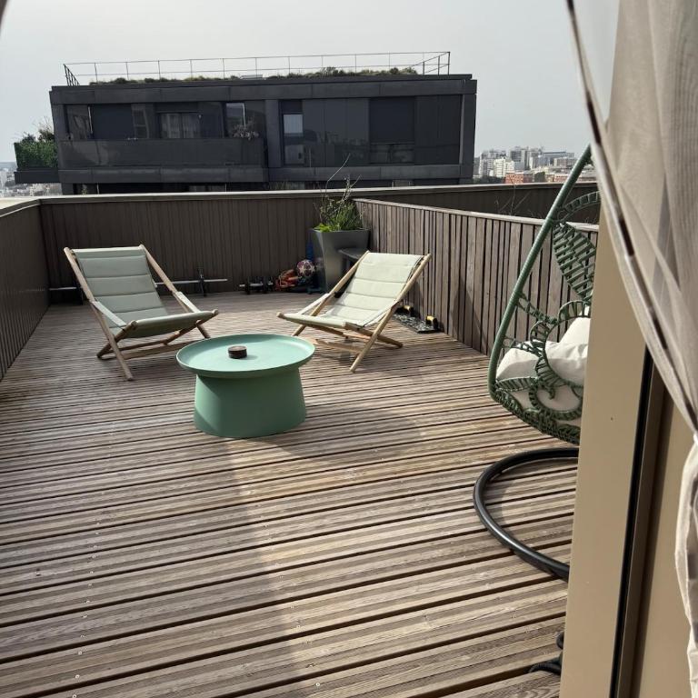 Rooftop Duplex with terrace overlooking the Eiffel Tower - Appartement 3 Chambres - 34