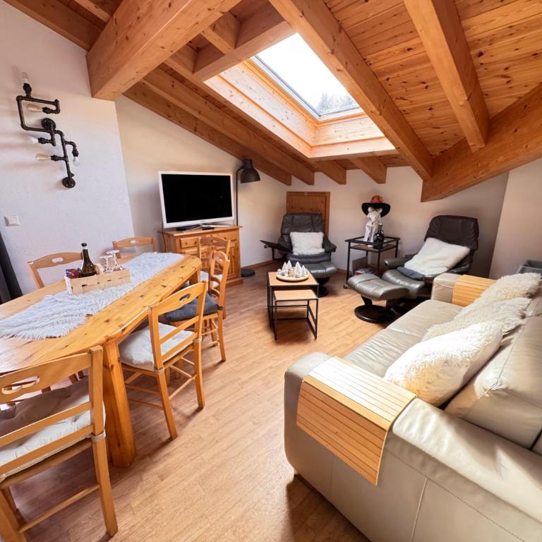 Les 5 Sapins - Ski In & Out - Haute-Nendaz - 4 Vallees - Parking - 8pers - Apartment mit Blick auf die Berge - 1