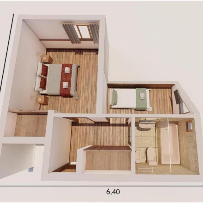 Tunqueley Hotel - Habitación Triple - 5