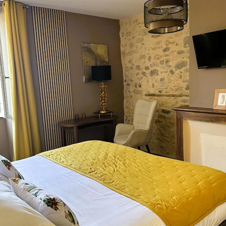 La Bastide de Vallon - Chambre Double avec Salle de Bains Privative - 1
