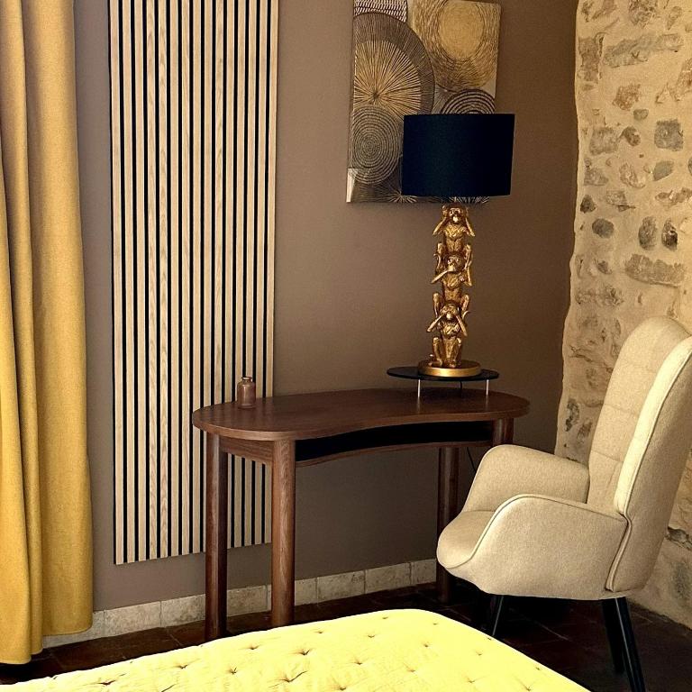 La Bastide de Vallon - Chambre Double avec Salle de Bains Privative - 7