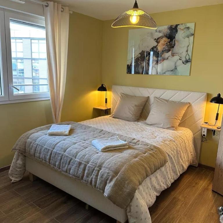 Le Havre Docks Vauban parking privé souterrain terrasse - Apartment mit 1 Schlafzimmer und Terrasse - 5