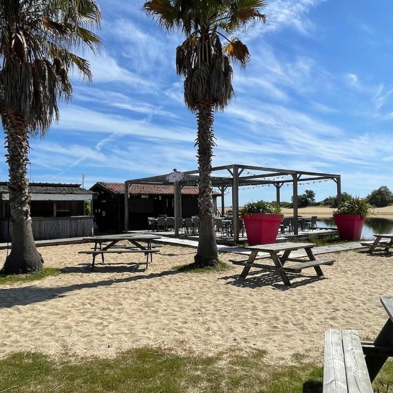 Cap-Ferret Camping Les Viviers 6 pers - Zone Idéale proche piscine et plage - Appartement 2 Chambres - 27