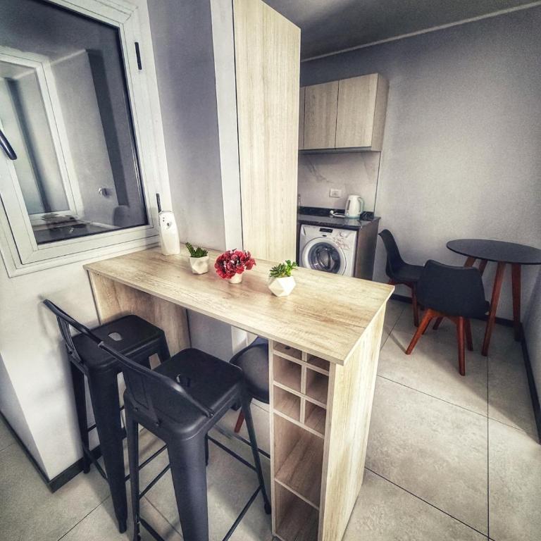 Depto con Estilo, Calef Central, Cochera, Pile, Balcón - Apartamento de 1 dormitorio - 6