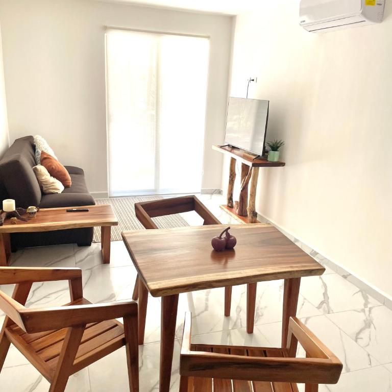 Bonito depto Playa del Carmen 2hab2bañ y varias amenidades - Apartamento de 1 dormitorio - 2