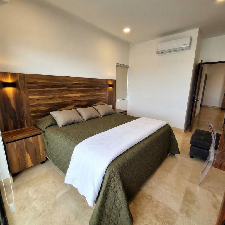 Depto Lujo Azul Pacifico #1 Alberca frente al Mar - Two-Bedroom Apartment - 12