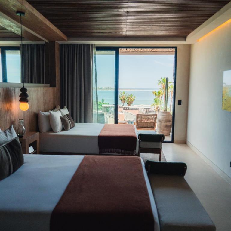 Republica Pagana - Only Adults - Habitación Doble Deluxe con vistas al mar - 2 camas - 7