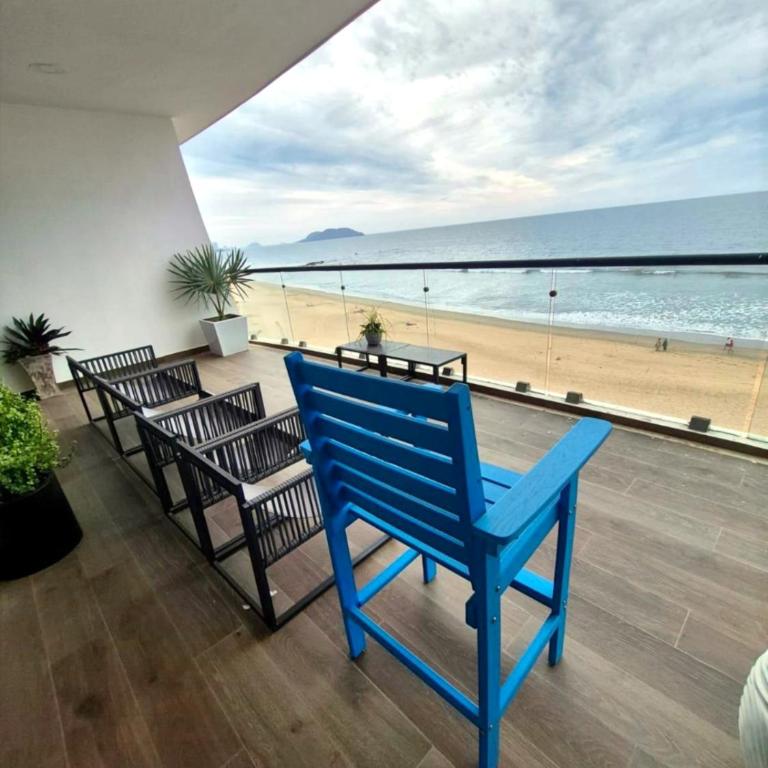 Depto Lujo Azul Pacifico #1 Alberca frente al Mar - Two-Bedroom Apartment - 5
