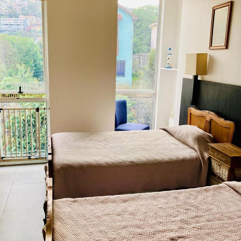 Luminoso Loft con terraza y vista en Valparaíso - Two-Bedroom Apartment - 11