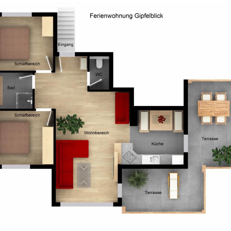 Almhaus Nassfeld - Luxus Apartment mit 2 Schlafzimmern und Terrasse - 11