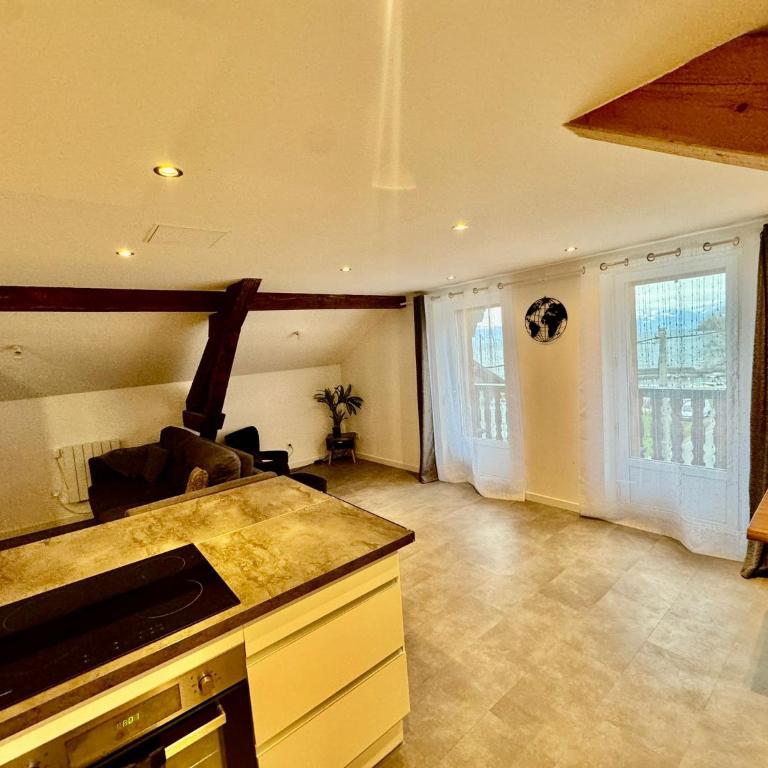 BORD DE LAC,2 chambres SUPERBE VUE LAC 5mn Evian - Appartement 2 Chambres - 7