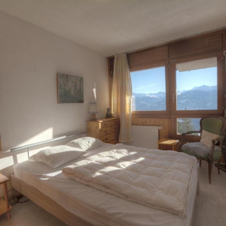 Appartement Gemeaux 204 sur la place du Village a Anzere avec vue sur les Alpes - Apartment - 4