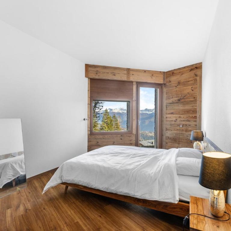 Sagittaire T06 sur la place du village a Anzere avec vue sur les Alpes - Apartment - 24