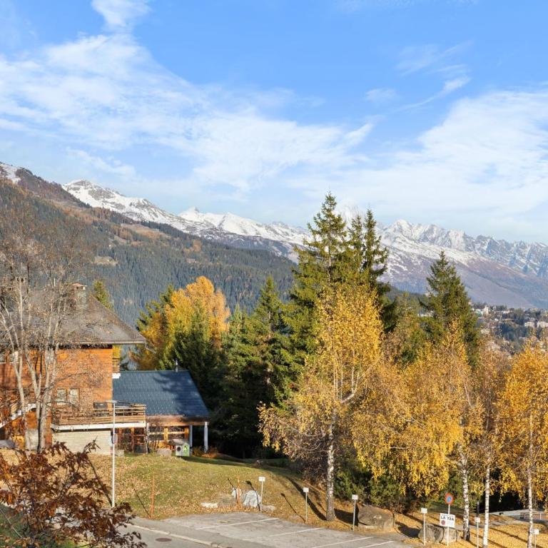 Sagittaire T06 sur la place du village a Anzere avec vue sur les Alpes - Apartment - 49