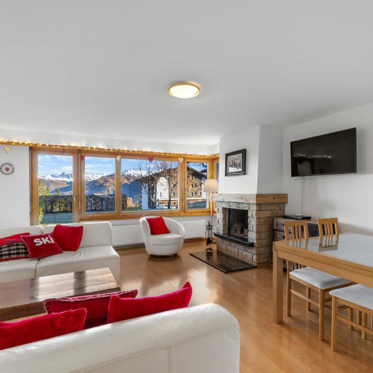 Aulnes 1, appartement a Anzere avec vue sur les Alpes - Apartment - 2