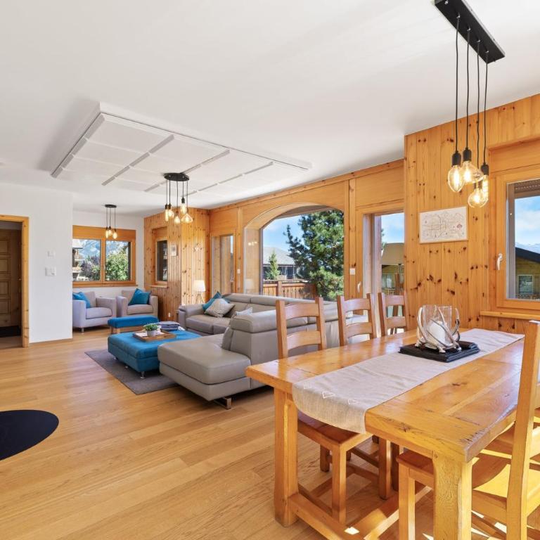 Chalet Campanule a Anzere avec vue sur les Alpes - Chalet - 8