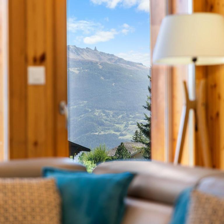 Chalet Campanule a Anzere avec vue sur les Alpes - Chalet - 10