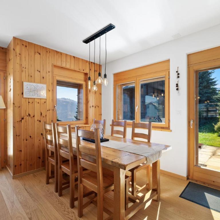 Chalet Campanule a Anzere avec vue sur les Alpes - Chalet - 11
