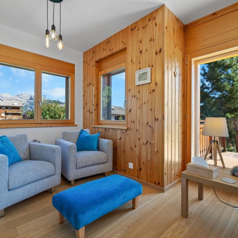 Chalet Campanule a Anzere avec vue sur les Alpes - Chalet - 16