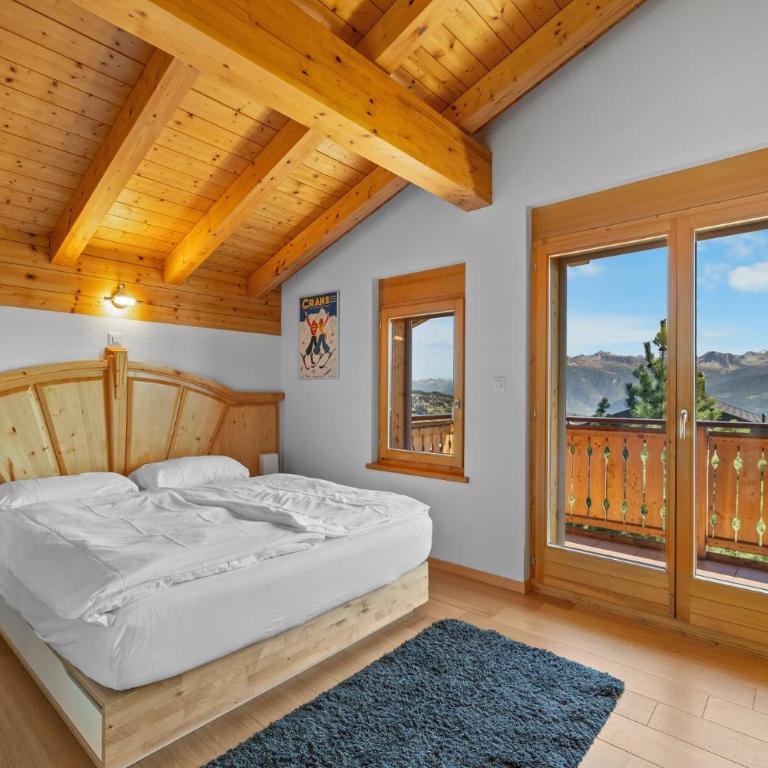 Chalet Campanule a Anzere avec vue sur les Alpes - Chalet - 36