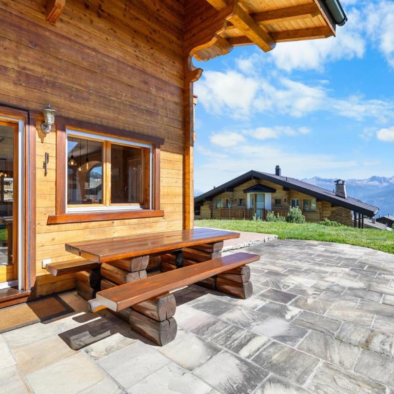 Chalet Campanule a Anzere avec vue sur les Alpes - Chalet - 45