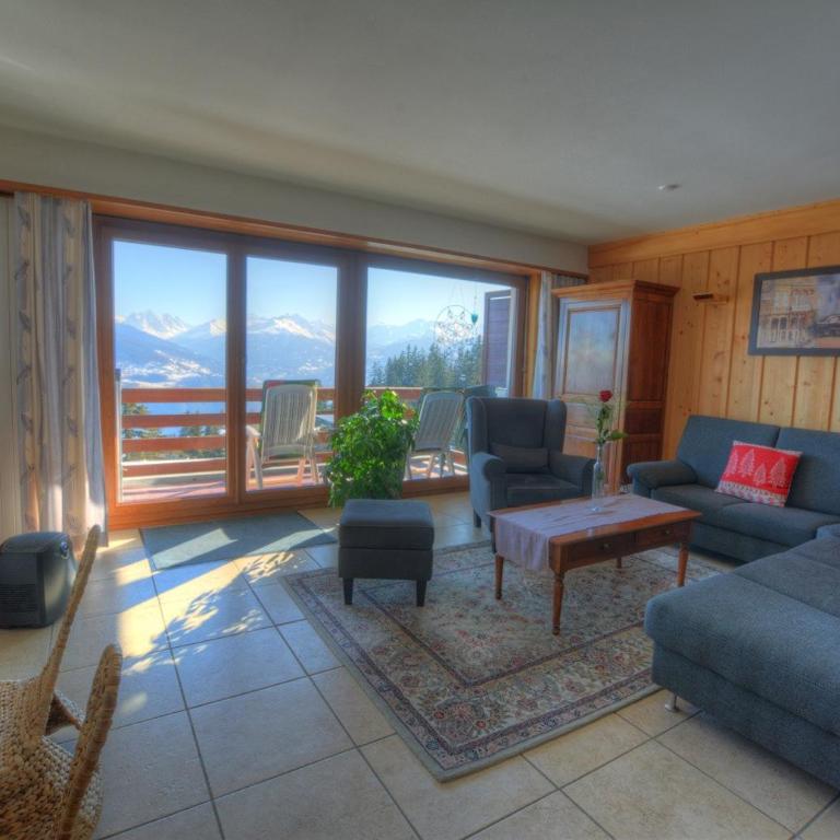 Orion 208 au centre a Anzere avec vue sur les Alpes - Apartment - 1
