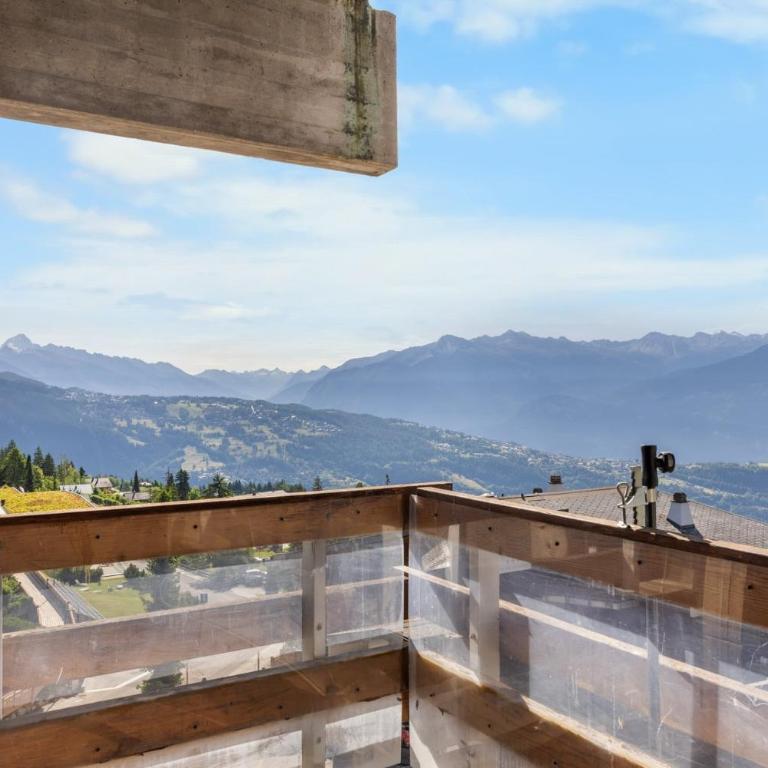 Emeraudes 404A pres de la telecabine a Anzere avec vue sur les Alpes - Apartment - 12