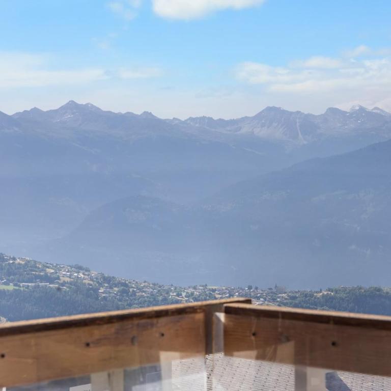 Emeraudes 404A pres de la telecabine a Anzere avec vue sur les Alpes - Apartment - 13