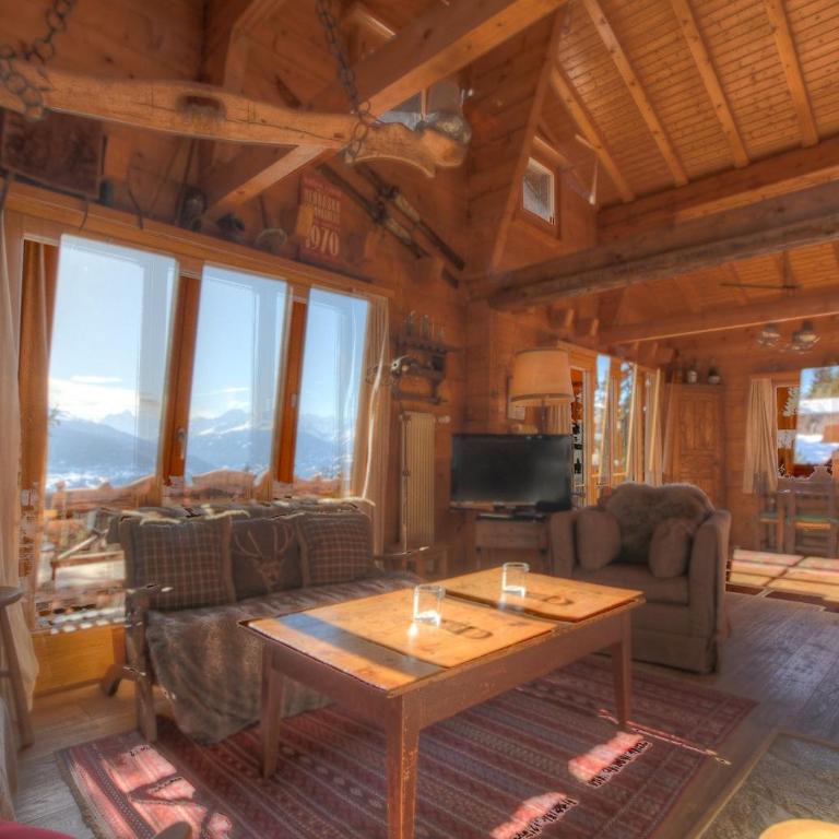 Chalet Feline a Anzere avec vue sur les Alpes - Chalet - 1